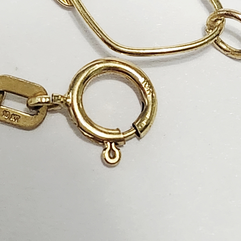 10K Gold Lariat Necklace - Picture 7 of 12